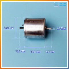 Động cơ DC 370 STEM Phát điện gió