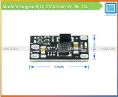 Module tăng áp 3,7v DC lên 5v, 8v, 9v, 12v