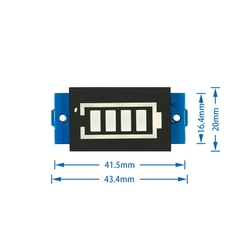 Module led hiển thị mức năng lượng pin lithium