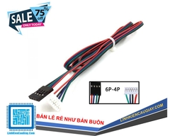 Dây nối động cơ bước Step 6 PIN XH2.54 to 4 Pin DUPONT (Dài 1m)