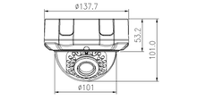 Camera HD bán cầu hồng ngoại 2MP AVone AV-A200R01