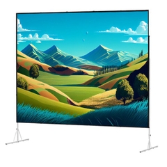 MÀN CHIẾU KHUNG TRƯỚC SAU DALITE 150 INCH FR150, TỶ LỆ 4:3