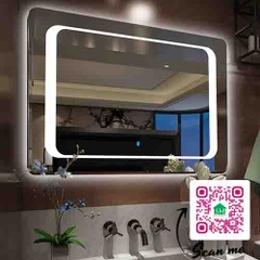 Gương đèn led phòng tắm SMHome GNT01 - Tích hợp đèn led và công tắc cảm ứng trên gương