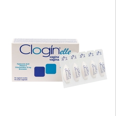 Clogin Elle-Viên đặt phụ khoa ITALIA, Hộp 2 vỉ x 5 viên