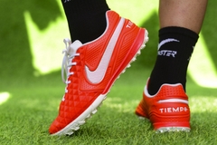 Giày sân nhân tạo Tiempo 8 Đỏ/ Trắng hàng chính hãng Xfaster