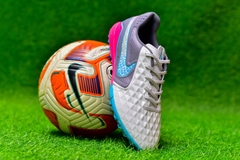 Giày đá bóng sân cỏ nhân tạo sân 5 | Xfaster Tiempo - Trắng/Lơ/Hồng