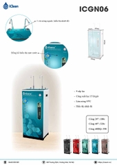 Máy lọc nước nóng nguội có chức năng hiển thị nhiệt độ âm kính iCleanG ICGN06