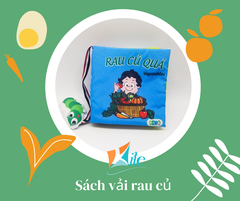 Sách vải song ngữ Cánh Diều chủ đề Rau Củ