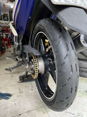 Michelin Pilot Moto GP 80/90-17 tl sau ex135 4 số, raider, satria, sonic, axelo