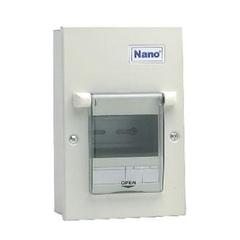 Vỏ tủ điện Nano NDP104 ( Tủ điện thép âm tường 4 nhánh MCB )