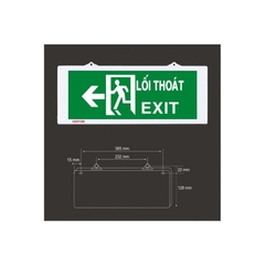 Đèn Exit KenTom KT610 ( Đèn lối thoát KenTom KT-610 gắn tường 1 mặt )