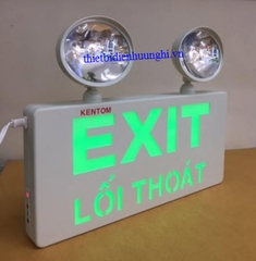 Đèn khẩn cấp Exit KenTom KT - 730 ( Đèn khẩn cấp 2 bóng x 3W + đèn exit led 3W )
