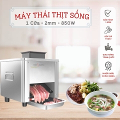 Máy thái thịt tươi sống 1 cửa , Chính hãng nhập khẩu nguyên chiếc.