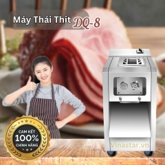 Máy thái thịt công nghiệp DQ-8. Máy Thái Lát, Thái Sợi, Xắt Hạt Lựu Đa Năng.