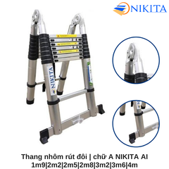 Thang rút chữ a 1,9m Nikita NKT - Ai38