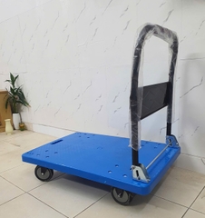 Xe đẩy hàng 4 bánh sàn nhựa gấp gọn 200-250kg TS-200N