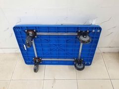 Xe đẩy hàng 4 bánh sàn nhựa gấp gọn 200-250kg TS-200N