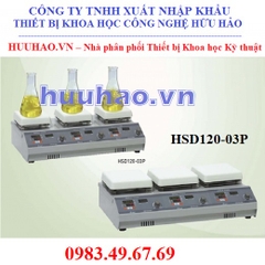 Máy khuấy từ gia nhiệt 3 vị trí HSD120-03P