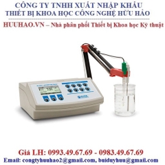 Máy đo pH/ mV/ ISE/ Nhiệt độ để bàn HI 3221