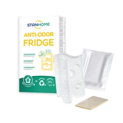 Khử mùi tủ lạnh Stanhome Anti Odor Fridge  - 15gr/miếng x 3 miếng & 1 khay đựng