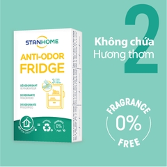 Khử mùi tủ lạnh Stanhome Anti Odor Fridge  - 15gr/miếng x 3 miếng & 1 khay đựng
