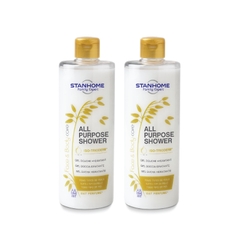 Combo 02 ALL PURPOSE SHOWER OAT -  Sữa tắm, rửa mặt không xà phòng hương yến mạch cho da nhạy cảm 400ml- hạn 10/2024