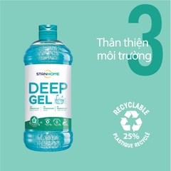 Dung dịch làm sạch chuyên sâu cho nhà tắm hữu cơ Stanhome Deep gel 750ML