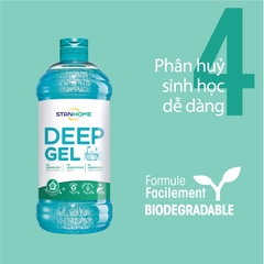 Dung dịch làm sạch chuyên sâu cho nhà tắm hữu cơ Stanhome Deep gel 750ML