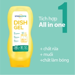 Gel rửa bát chuyên dụng cho máy rửa bát All in one Stanhome DISH GEL 720ml