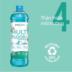 Nước lau sàn đậm đặc hương tuyết tùng nguyên liệu tự nhiên Stanhome Multi Floor Frozen Pine 1000ml