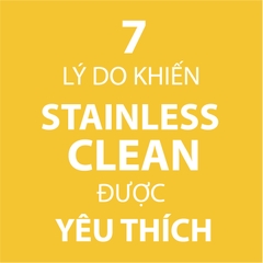 Xịt làm sạch bề mặt inox,thép không gỉ tiêu chuẩn Air Label Score A+ Stanhome Stainless Clean 500ml