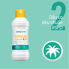 Kem làm sạch bếp điện từ, bếp hồng ngoại chiết xuất từ tự nhiên Stanhome Vitro Ceram 250ml