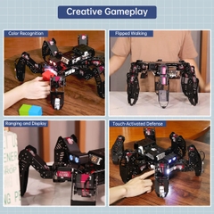 Spiderbot: Hiwonder Hexapod Programming Robot for Arduino Standard Version (Robot 6 chân lập trình Arduino tiêu chuẩn)