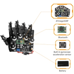 Hiwonder Wireless Glove Open-source Somatosensory Mechanical Glove for Robot Control (Găng tay không dây điều khiển cảm giác nguồn mở dành cho điều khiển robot)