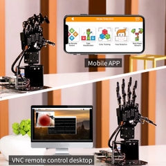 Hiwonder uHandPi Raspberry Pi Robotic Hand AI Vision Python Programming (Bàn tay robot thị giác nhân tạo Raspberry Pi, lập trình bằng Python)