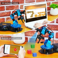Hiwonder ArmPi FPV AI Vision Raspberry Pi ROS Robotic Arm with Python Open Source (Cánh tay robot thị giác nhân tạo Raspberry Pi ROS với Python nguồn mở)