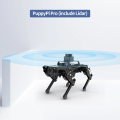 PuppyPi Hiwonder Quadruped Robot with AI Vision Powered by Raspberry Pi ROS Open Source Robot Dog (Chú chó robot bốn chân nguồn mở ROS với thị giác nhân tạo hoạt động trên nền tảng Raspberry Pi)