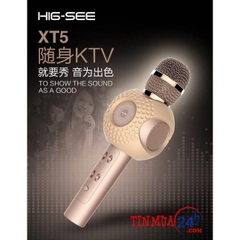 MICRO KARAOKE BLUETOOTH HIG-SEE XT5