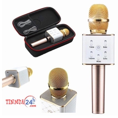 Micro Kèm Loa  Bluetooth hát Karaoke 3 trong 1 Pro