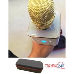 Micro Kèm Loa  Bluetooth hát Karaoke 3 trong 1 Pro