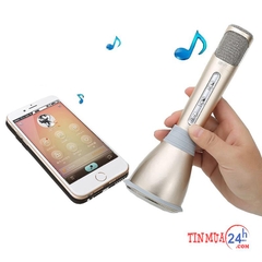 Micro Kèm Loa hát Karaoke Bluetooth 3 trong 1