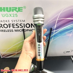 Micro Karaoke Không Dây Shure UGX 25 PRO Cao Cấp