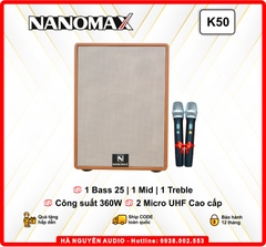 Loa Kéo Mini Karaoke Xách Tay Nanomax K-50