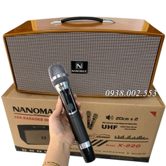 Loa Kéo Karaoke Xách Tay Nanomax X-220 Chính Hãng Cao Cấp