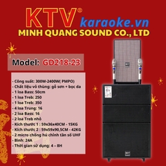 Loa Karaoke 5 Tấc KTV GD 218-23 Mới Nhất 2024