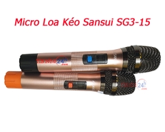 Loa Kéo Cao Cấp Sansui (Soontran) SG3-15 Karaoke Di Động