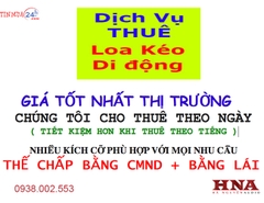 CHO THUÊ LOA KÉO TAY TP.HCM