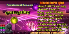 Beam 230W gobo 4D họa tiết đẹp mắt, phù hợp với các sân khấu lớn nhỏ, trong và ngoài trời.