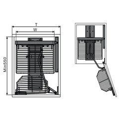 TỦ ĐỒ KHÔ NAN TRÒN UB-645