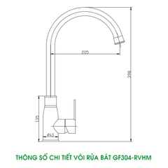 Vòi Rửa Bát GF304-RVHM